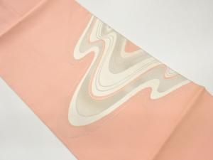 曲線模様織出しん名古屋帯